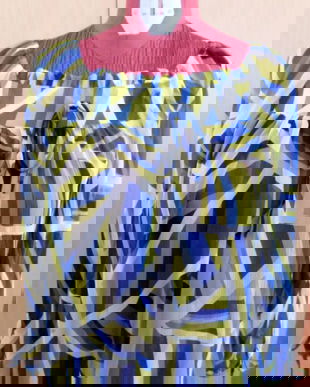 bluza din voal colorat tip ie