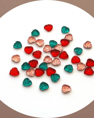 Cabochon rasina inima 10 mm