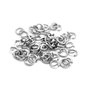 Zale deschise otel inoxidabil 6mm (10buc) Cod :  INOX 005