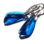 Cercei mari din Cristale Swarovski wing - CE143.4 - cercei albastri, cadou pentru ea, cadou romantic, cercei ocazie, cercei casual