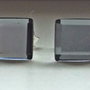 Cercei argint 925 cu piatra Swarovski Base 6mm Silver Night