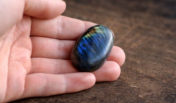 Cabochon Labradorit  Albastru - spectrolit - 70 carate - premium  - ES04