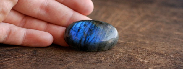 Cabochon Labradorit  Albastru - spectrolit - 70 carate - premium  - ES04