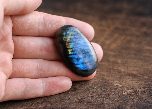 Cabochon Labradorit  Albastru - spectrolit - 70 carate - premium  - ES04