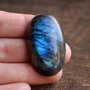 Cabochon Labradorit  Albastru - spectrolit - 70 carate - premium  - ES04