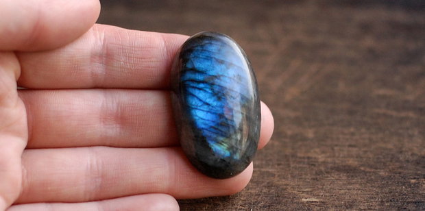 Cabochon Labradorit  Albastru - spectrolit - 70 carate - premium  - ES04
