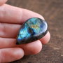 Cabochon Labradorit  lacrima spectrolit - ES-03