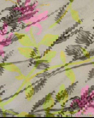 Set 2 draperii cu flori