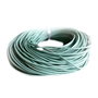 1m Snur piele naturala - turcoaz 2mm (PALE 016)