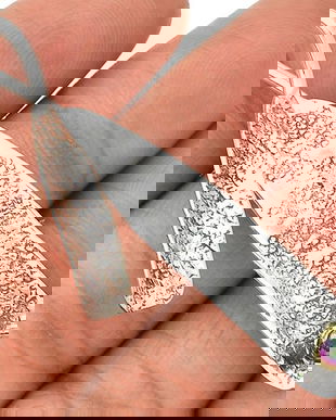 Ag420 - Pandantiv, argint 925, topaz curcubeu