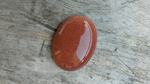 Cabochon goldstone 40x30 mm