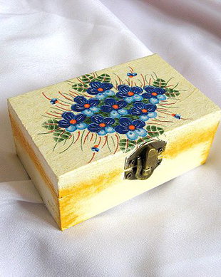 Cutie lemn decorata 22809