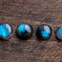 Set 4 buc labradorite albastre