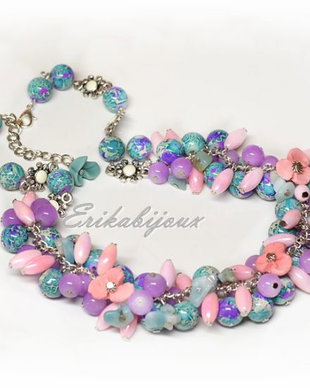 Set pastel  floral