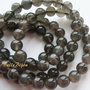 Piatra lunii  neagra aprox 7 mm (black moonstone)