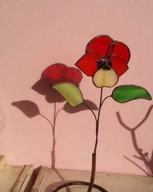 Decoratiune panseluta vitraliu