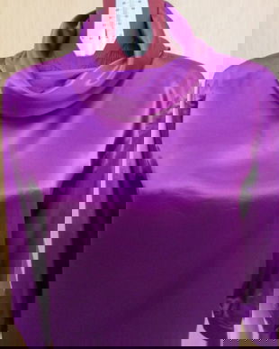 bluza satin mov
