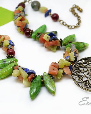 Colier colorful spring