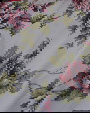 Set 2 draperii cu flori