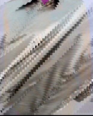 bluza din satin caramiziu