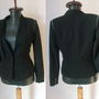 H&m sacou negru peplum