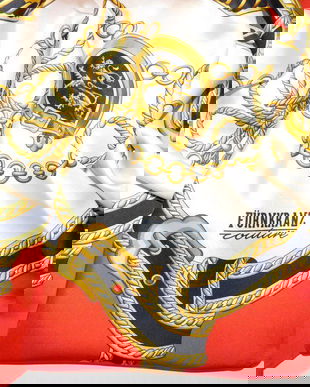 FRUNKRANZ COUTURE VIENA , ESARFA SUPERBA MATASE NATURALA