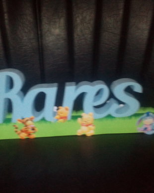 Litere decorative candy bar