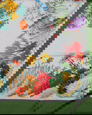 GUCCI ESARFA ORIGINALA MATASE NATURALA ,