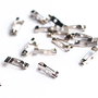 Ace brosa argintiu inchis  [  2 buc  ] - 14 mm