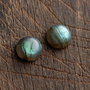 Set 2 buc labradorite  11 mm - G844