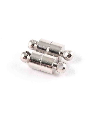 Inchizatoare cu magnet, 14x5 mm, platina