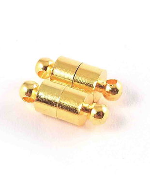 Inchizatoare cu magnet, 14x5 mm, aurie