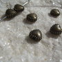Inimioara finisaj bronz aprox 4x7.5x8 mm