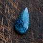 Cabochon  Azurit natural - lacrima neregulata