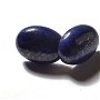Cercei delicati din Argint 925 si Lapis lazuli oval - CE338 - cercei albastri, cadou romantic, cercei pietre semipretioase, cercei cu surub, cercei ovali