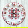 Ceas de perete cu motiv traditional 7552