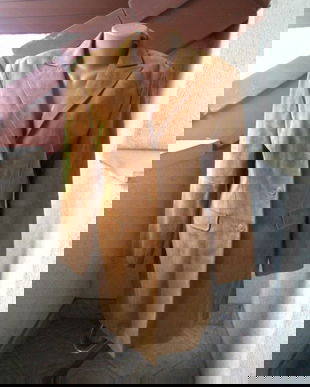 PARDESIU PIELE NATURALA ANTILOPA GADDIS MARIME 44,UMERI 48 CM