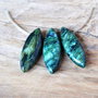Pandantiv Chrysocolla 45x15mm  GSLAK 316