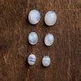 Set 3 perechi  - moonstone ovale  - PM001