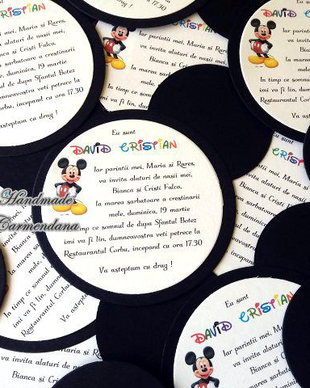 Invitatie Mikey Mouse