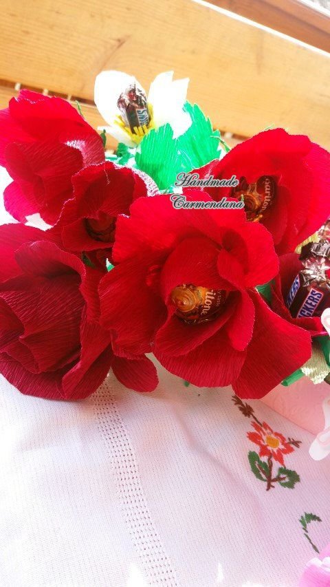 Trandafiri cu ciocolata