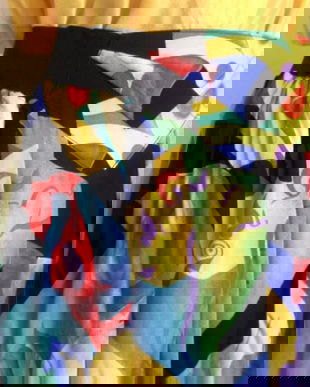 FUSTA IMPRIMEU MULTICOLOR