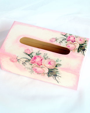 Cutie servetele de hartie - romantic roses - 1002