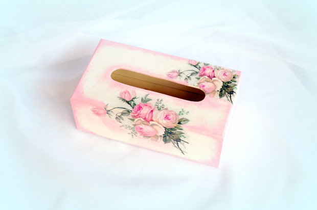 Cutie servetele de hartie - romantic roses - 1002