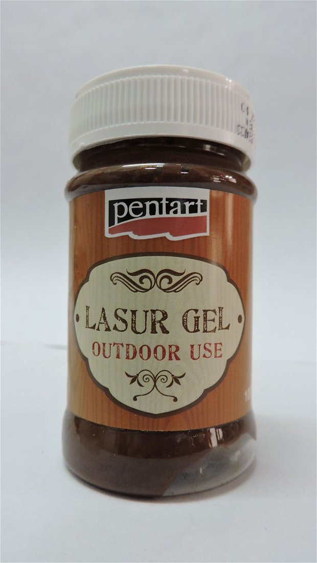 Lazura gel pt. exterior castaniu- 100 ml