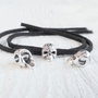 Distantier element decorativ zamak craniu stilizat 13x8mm  SALAK 405
