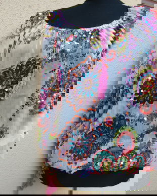 Bluza gipsy cu paiete