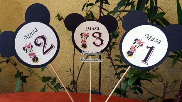 Numere de masa Minnie  Mouse