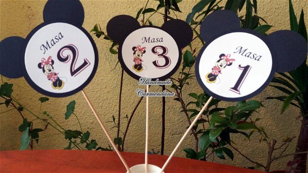 Numere de masa Minnie  Mouse