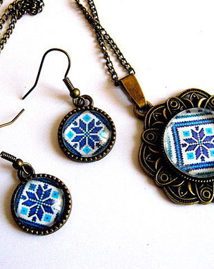 Set bijuterii model traditional 28636